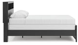 Side view of Broachmyn Queen Bookcase Bed