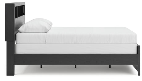 Side view of Broachmyn Queen Bookcase Bed