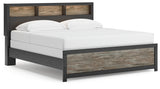 Broachmyn King Bookcase Panel Bed head-on view