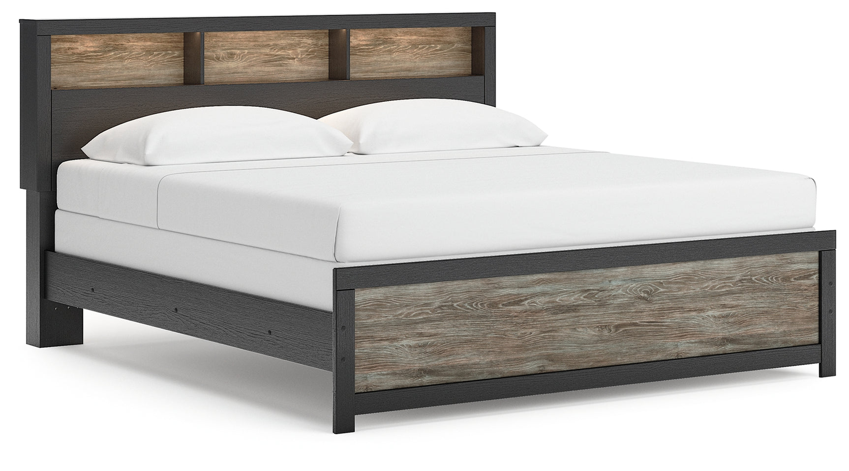 Broachmyn King Bookcase Panel Bed head-on view