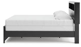 Broachmyn King Bookcase Panel Bed side view