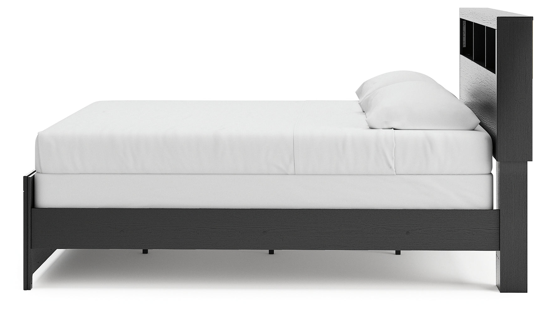 Broachmyn King Bookcase Panel Bed side view