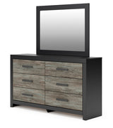 Broachmyn dresser and mirror, alternate angle