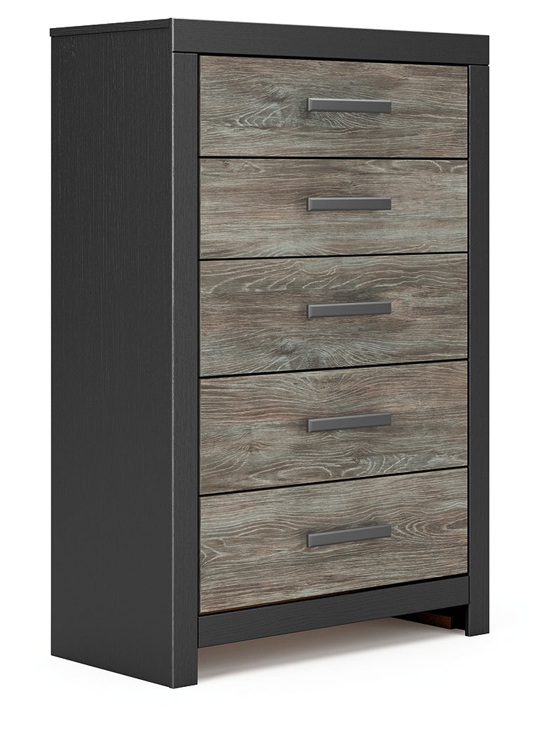 Broachmyn Chest of Drawers angled side view