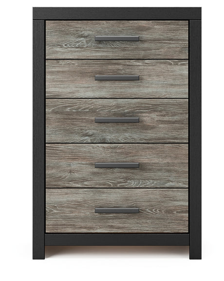 Broachmyn Chest of Drawers front view with closed drawers