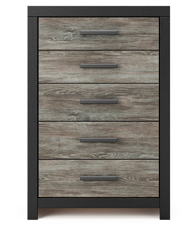 Broachmyn Chest of Drawers front view with closed drawers