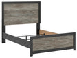 Broachmyn full panel bed angle view showing headboard and footboard
