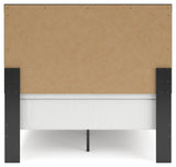 Broachmyn full panel bed rear view showing construction details