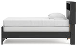 Broachmyn twin bookcase bed side alternate angle
