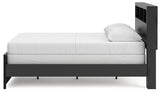 Broachmyn queen bookcase bed side alternate angle