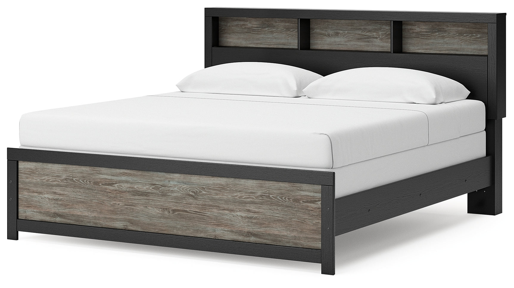Broachmyn King Bookcase Bed angled side alternative view