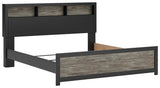 Broachmyn King Bookcase Bed angled front view