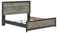 Broachmyn King Panel Bed angled view showing headboard