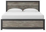 Broachmyn King Panel Bed front view of headboard