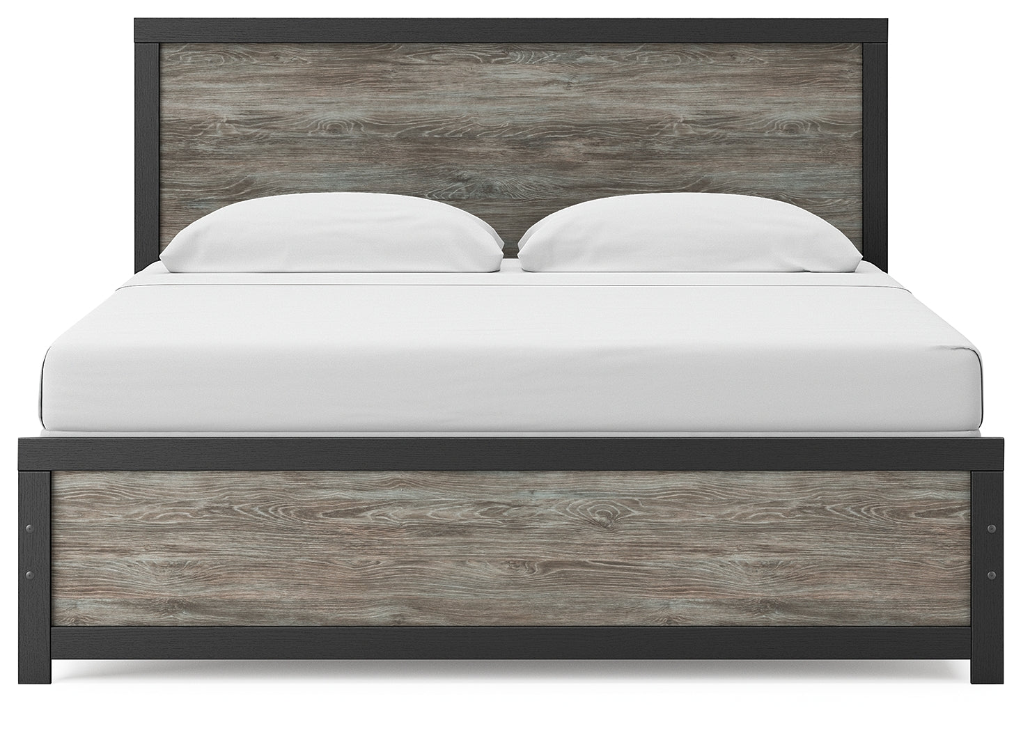 Broachmyn King Panel Bed front view of headboard