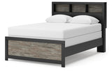 Alternate angle showing full bed frame and footboard