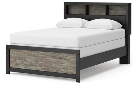 Alternate angle showing full bed frame and footboard