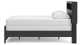 Alternate side angle of Broachmyn full bookcase bed