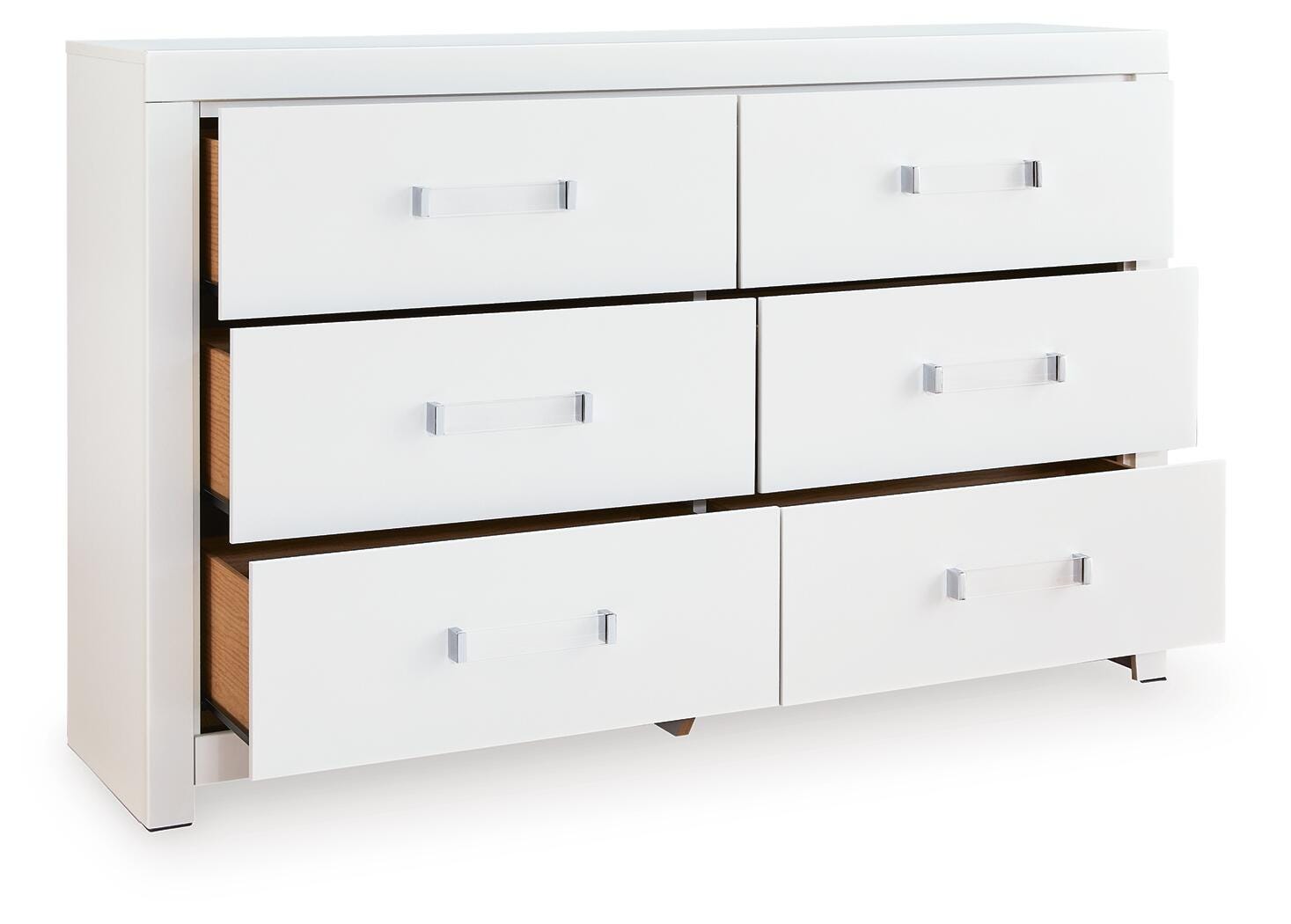 Maeling Dresser side angle open drawers