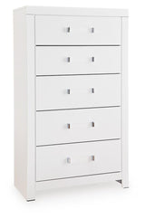 Maeling chest of drawers angled view closed