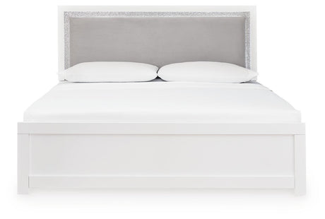 Maeling King Bed LED lighting detail