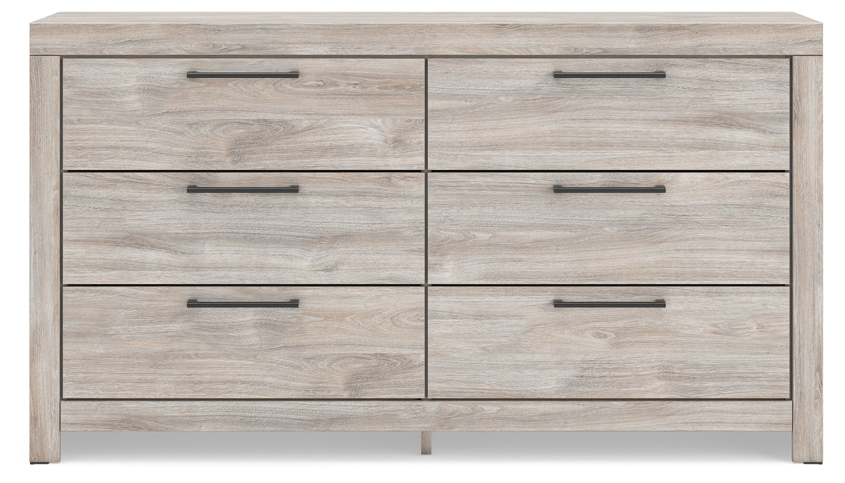 Broachmyn Gray Dresser close-up of oak grain finish