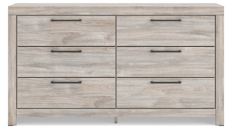 Broachmyn Gray Dresser close-up of oak grain finish