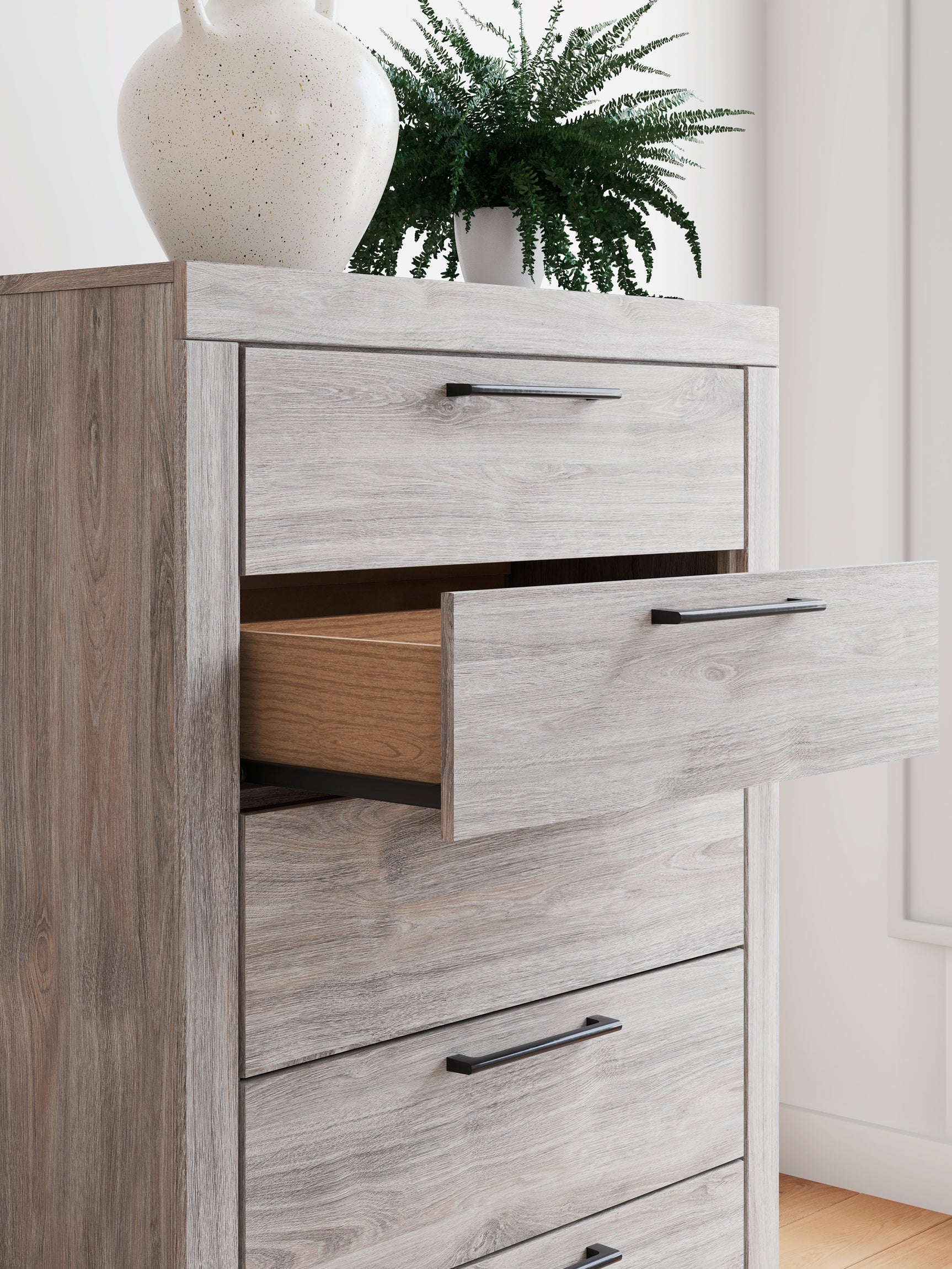Detail close-up of Broachmyn chest drawer handle