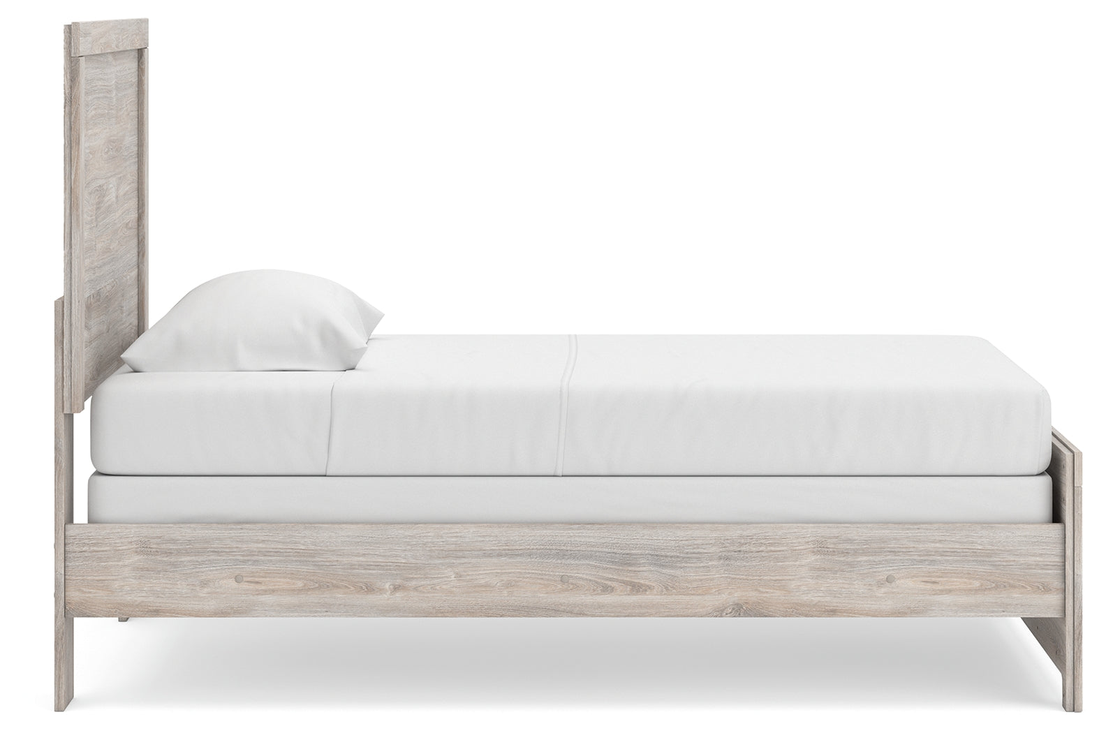 Broachmyn Gray Twin Panel Bed side view
