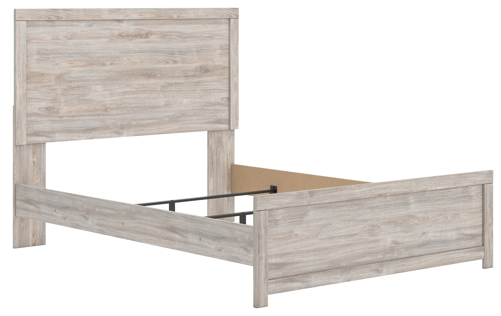 Broachmyn Gray Queen Panel Bed headboard close-up