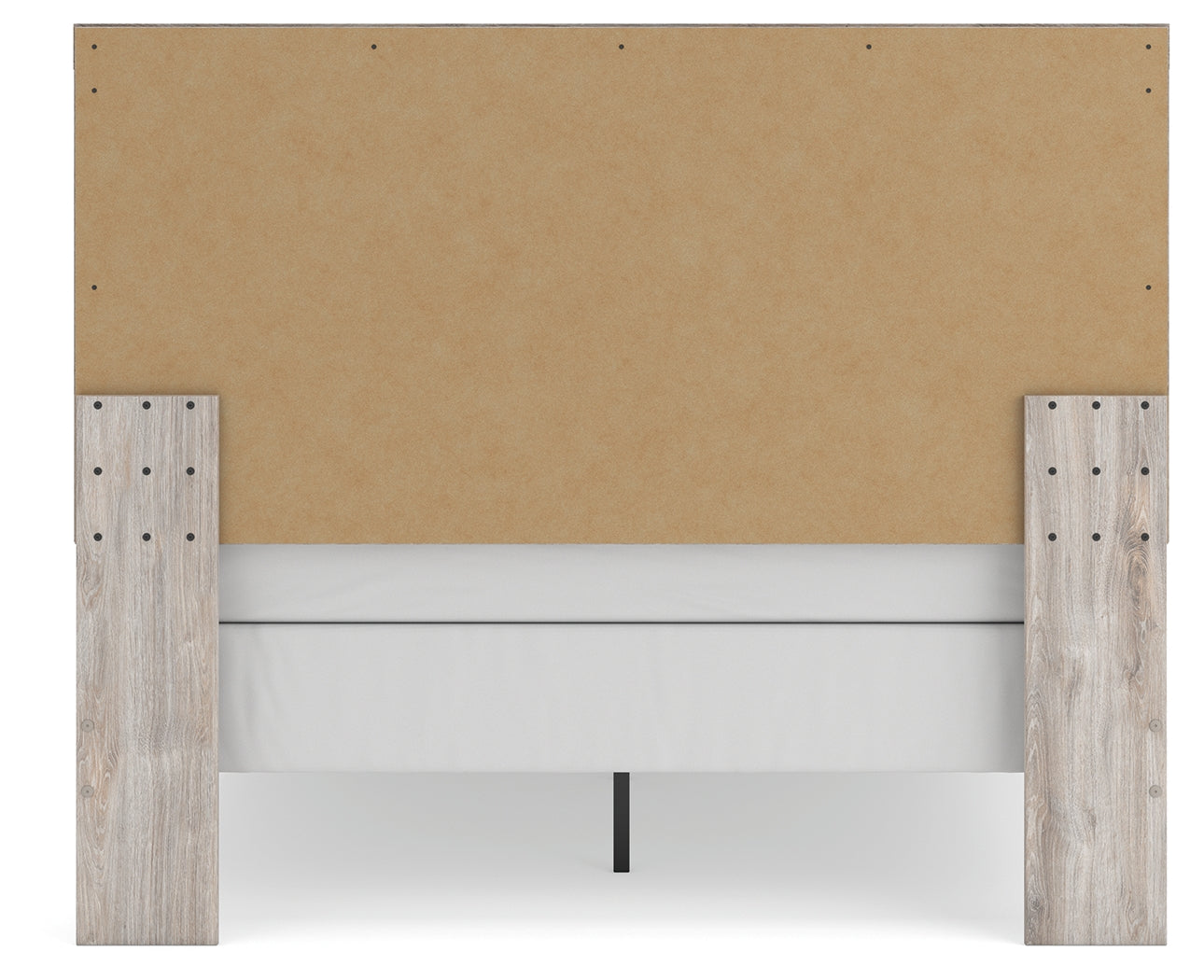 Broachmyn Gray Queen Panel Bed side alternate angle