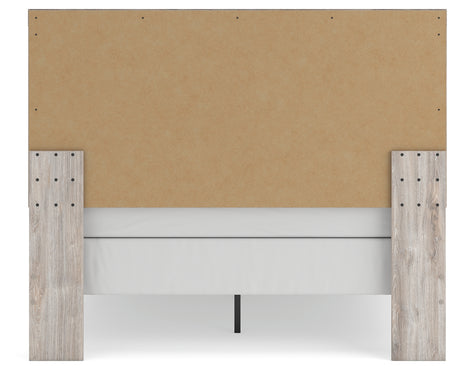 Broachmyn Gray Queen Panel Bed side alternate angle