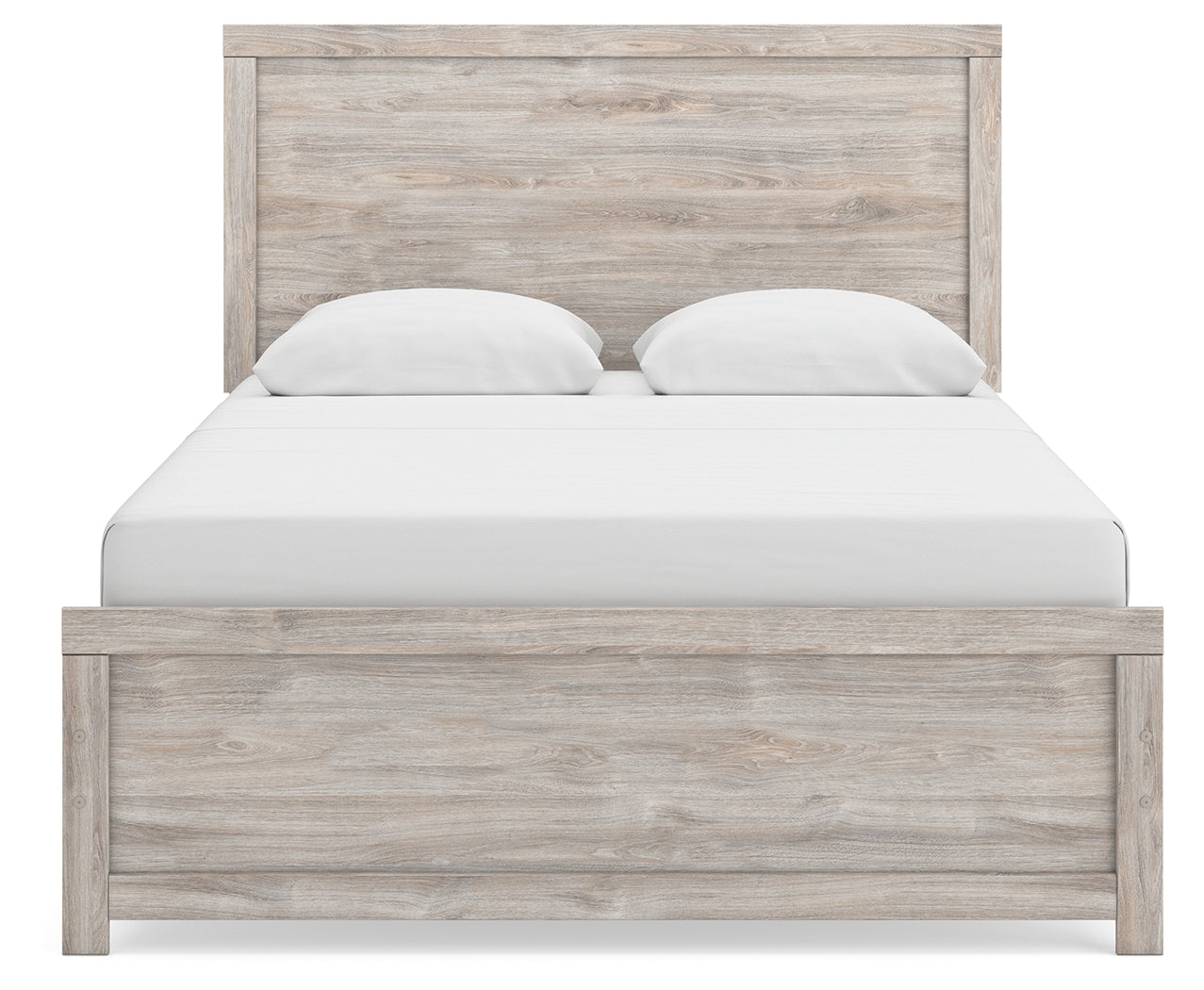 Broachmyn Gray Queen Panel Bed back angle view