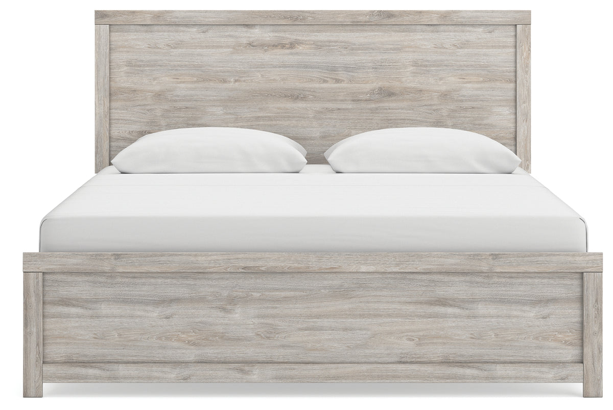 Broachmyn King Panel Bed head-on front view