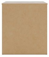 Broachmyn Gray Nightstand back view