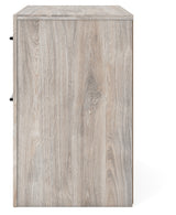 Broachmyn Gray Nightstand side view alternative