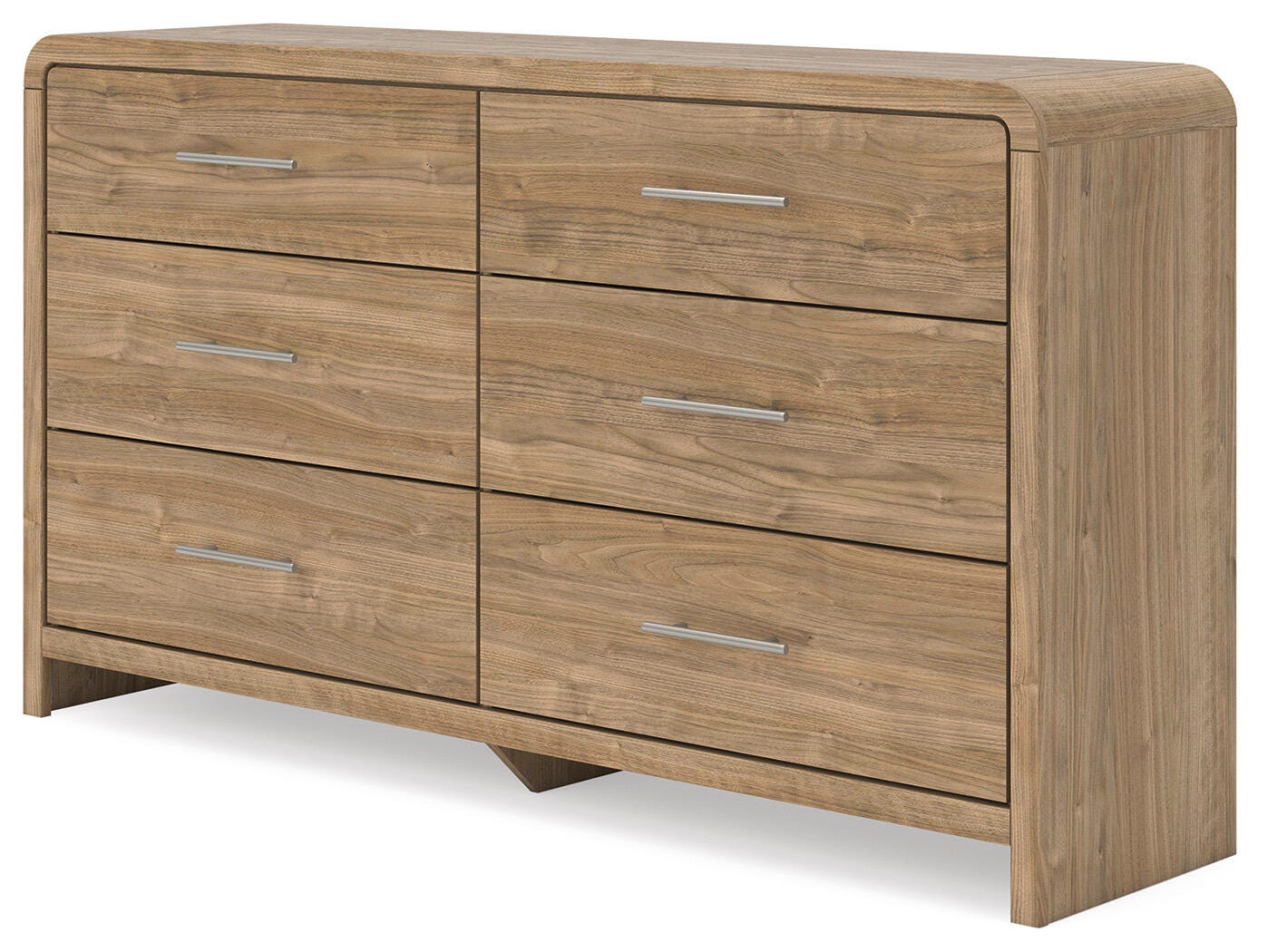 Gramburg Warm Natural Brown Dresser angled view
