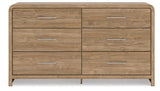Gramburg Warm Natural Brown Dresser view 6