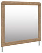 Gramburg Warm Natural Brown Bedroom Mirror from Decor Furniture