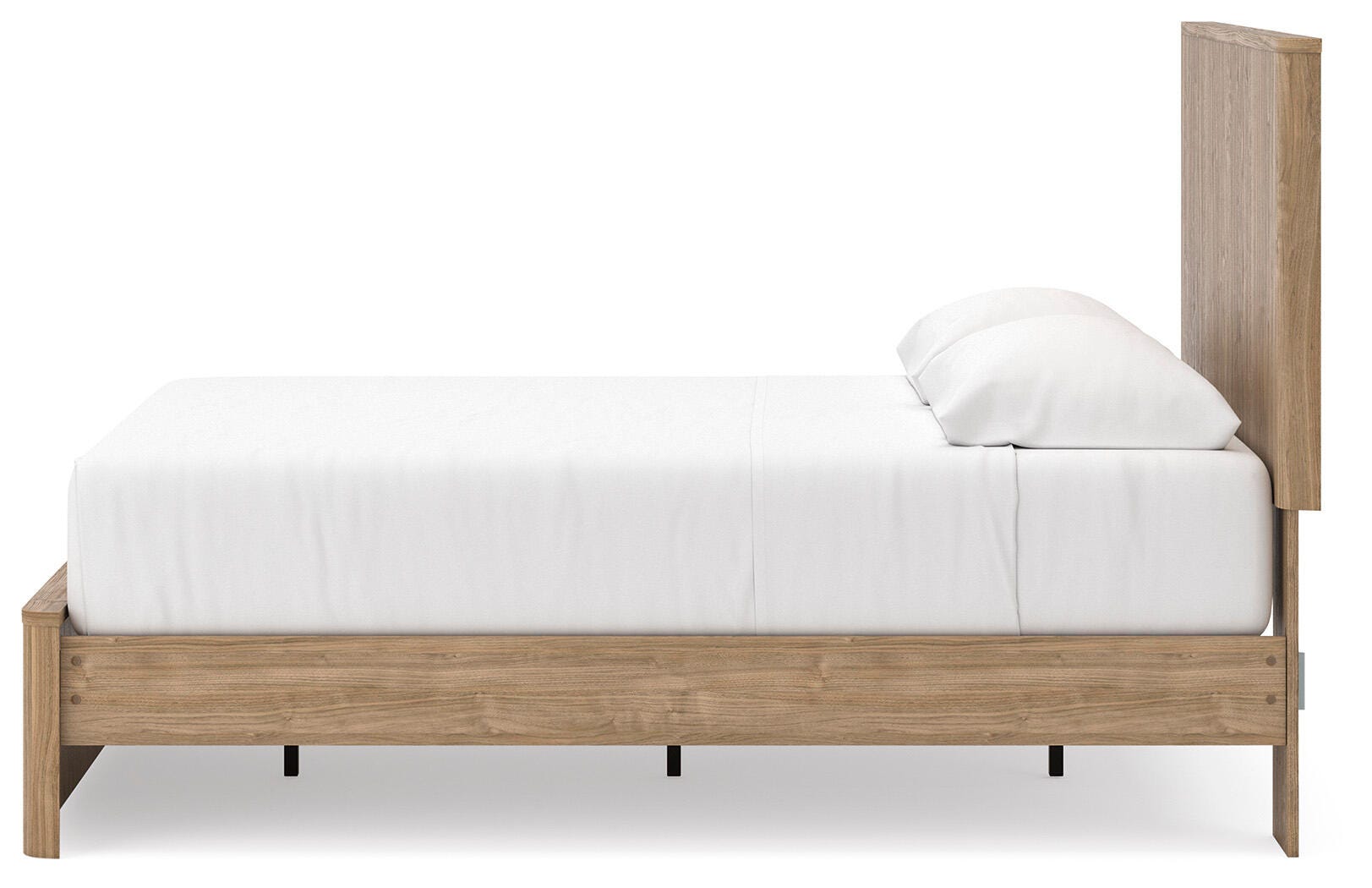 Gramburg Warm Natural Brown Queen Panel Platform Bed view 4