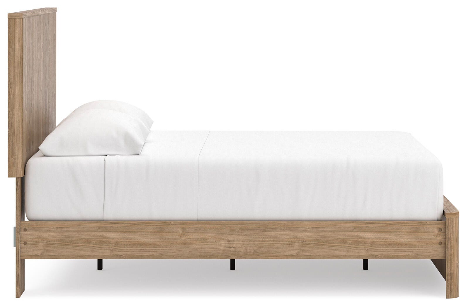 Gramburg Warm Natural Brown Queen Panel Platform Bed view 9