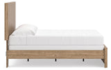 Gramburg Warm Natural Brown Queen Panel Bed view 9