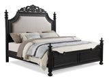 Kingsbury Black queen headboard from the collection