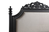 Kingsbury Black dresser angled storage