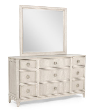 Napoli Cream Dresser and Mirror from Decor Furniture