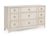 Napoli Cream Dresser and Mirror view 3
