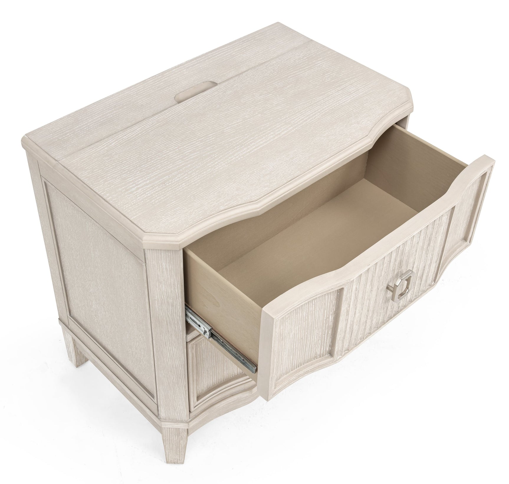 Napoli Cream Upholstered Panel Bedroom Set view 11