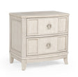 Napoli Cream Nightstand with USB Port from Decor Furniture