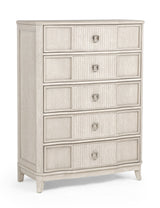 Napoli Cream Upholstered Panel Bedroom Set view 14
