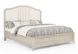 Napoli Cream Panel Upholstered King Bed from Decor Furniture